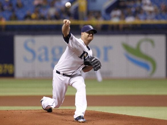 Cobb strikes out 12, Rays win 5-1