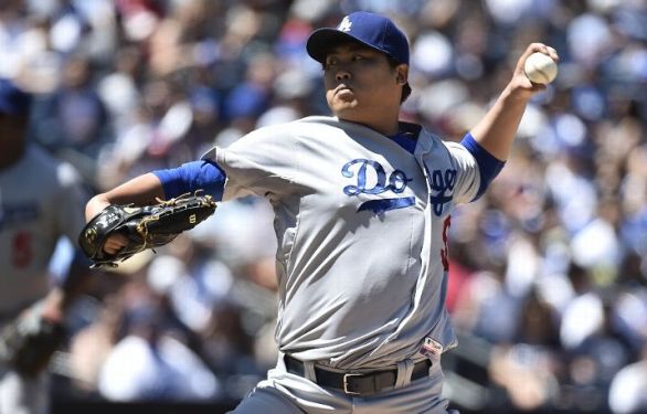Ryu returns from DL, pitches Dodgers to 7-1 win