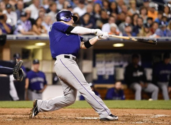 Corey Dickerson's three-run homer vs Padres (Video)