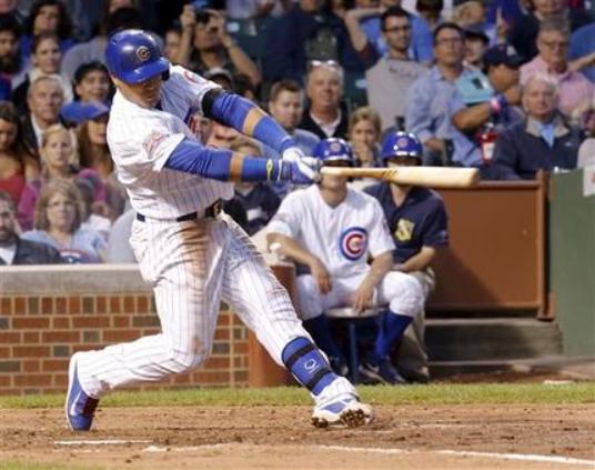 Baez, Rizzo go deep and Cubs beat Brewers 4-2