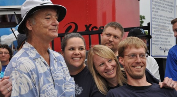 St. Paul Saints played their final home game at Midway Stadium and co-owner Bill Murray greeted fans