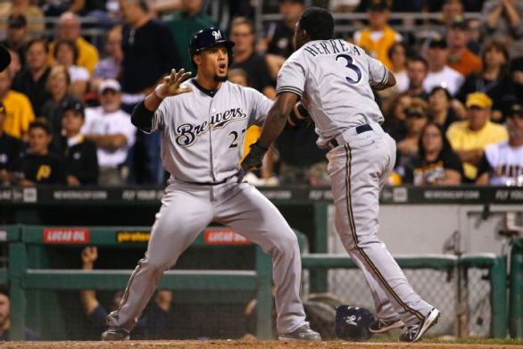 Brewers blank Pirates to tighten NL wild-card race