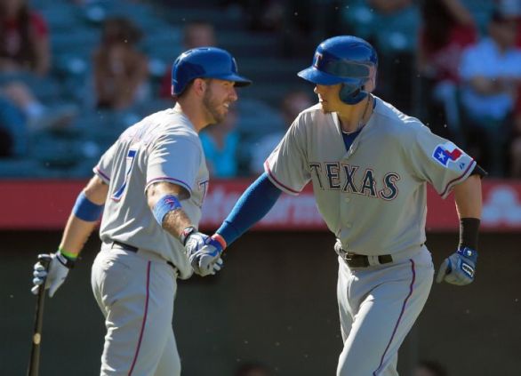 Rua's 9th-inning HR lifts Rangers over Angels 2-1