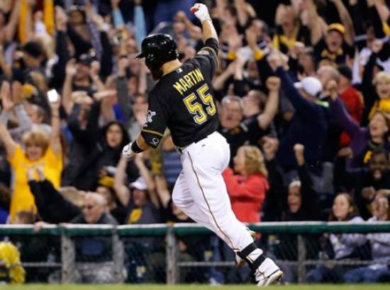 Russell Martin's 3-run homer sparks Pirates over Brewers