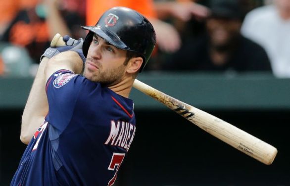 Mauer has 4 RBIs to lead Twins over Orioles, 6-4