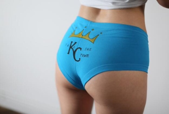 Homeland Security confiscated unlicensed Kansas City Royals panties on behalf of MLB