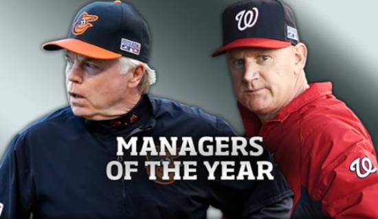 Nats' Williams, Orioles' Showalter win Manager of Year Awards