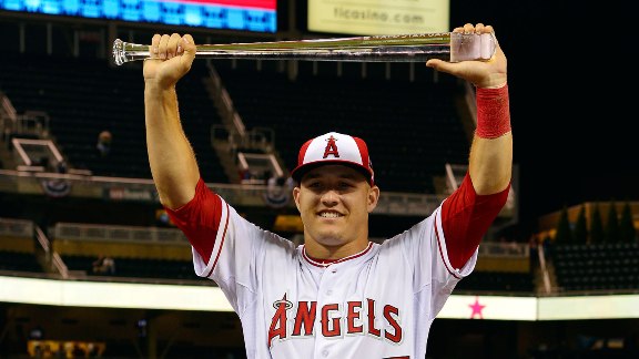 Mike Trout unanimously named 2014 AL MVP