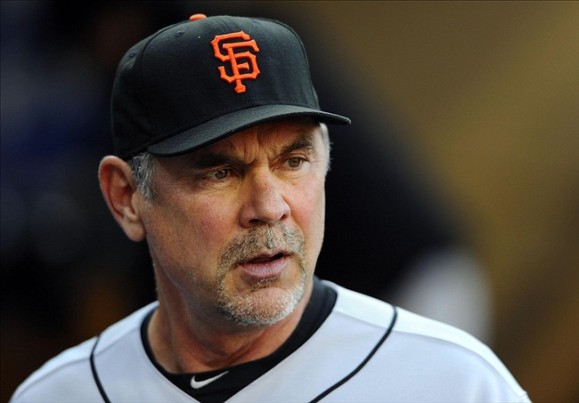 Bruce Bochy admitted to hospital to insert stents