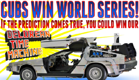 If the Cubs win 2015 World Series, museum will raffle off DeLorean