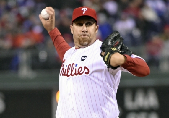 Francoeur, Harang lead Phillies over Red Sox