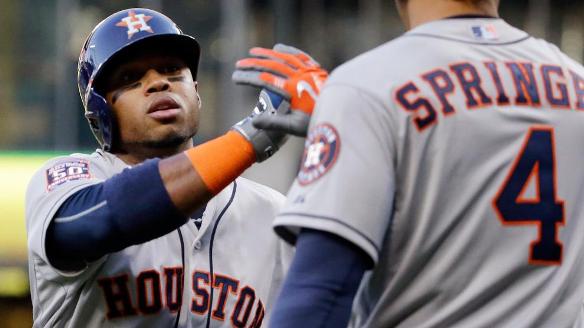 Valbuena hits 2 HR in Houston's 7-5 victory over Seattle