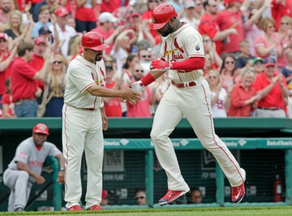 Martinez, Heyward, Cardinals beat Reds for 4th win in row