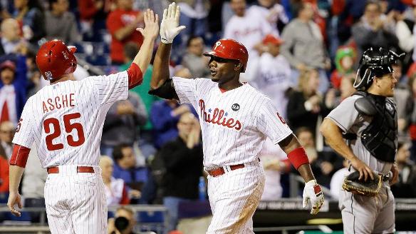 Howard, Phillies power up, rally past Marlins