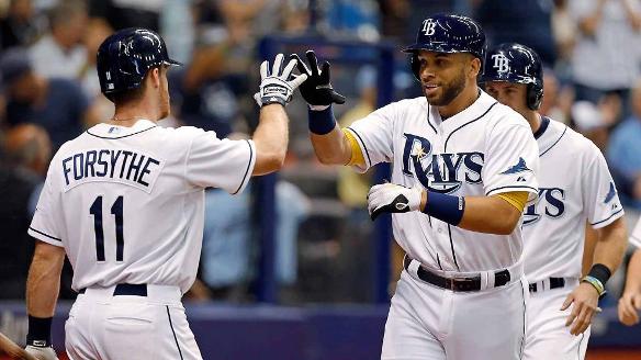 Rays hit 3 homers in 12-3 victory over Blue Jays