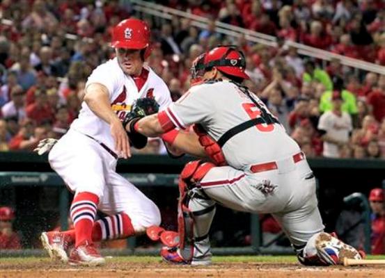 Bourjos' legs help Cardinals beat Phillies 5-2