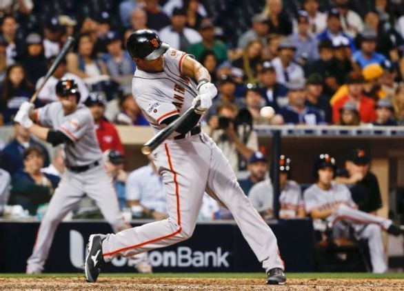 Maxwell, Giants beat Padres 1-0 in 12 innings