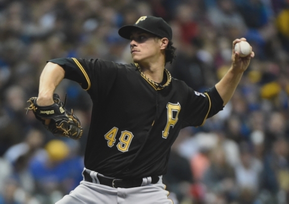 Pirates win first game of year, beat Brewers 6-2