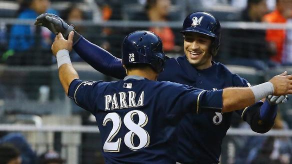 Braun hits 2 homers, Lohse pitches Brewers past Mets 7-0