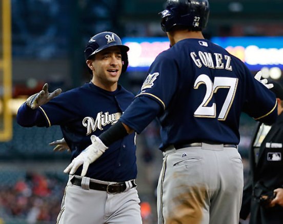 Braun, Lind, Ramirez hit consecutive HRs to lead Brewers