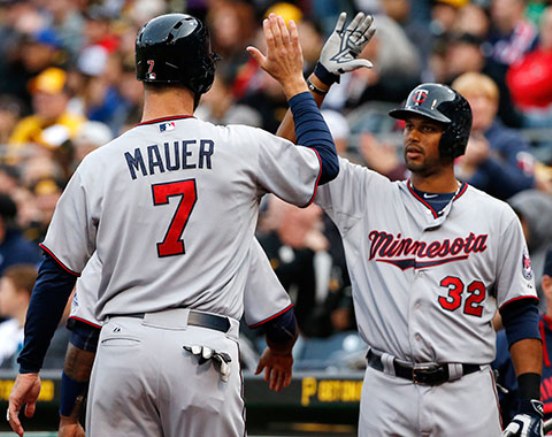 Mauer's homer lifts Twins to 4-3 win over Pirates in 13