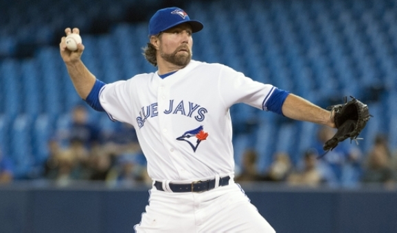 Dickey leads way as Blue Jays beat Angels 8-4