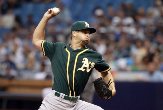 Graveman, Fuld lead A's to 5-0 win over Rays