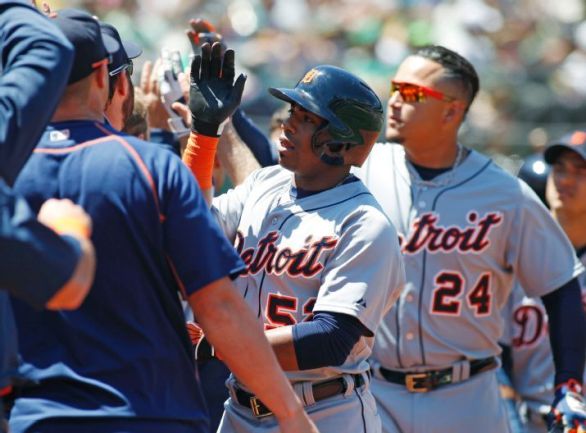 Cespedes homers in Tigers' 3-2 win over Athletics