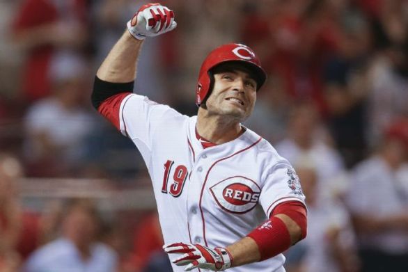 Votto hits 3 homers, Reds get 5 in all to beat Phillies 11-2