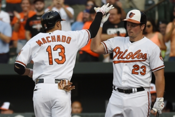 Orioles hit 8 HRs in 19-3 rout of Phillies