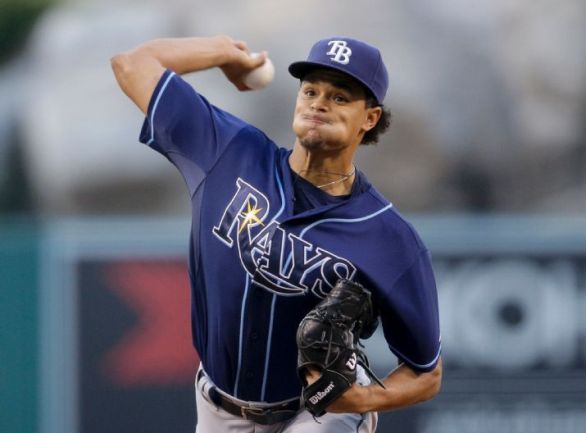 Archer ties Rays record with 15 Ks in 6-1 win over Angels