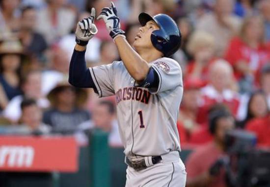 Valbuena, Correa power Astros to 13-3 rout of Angels