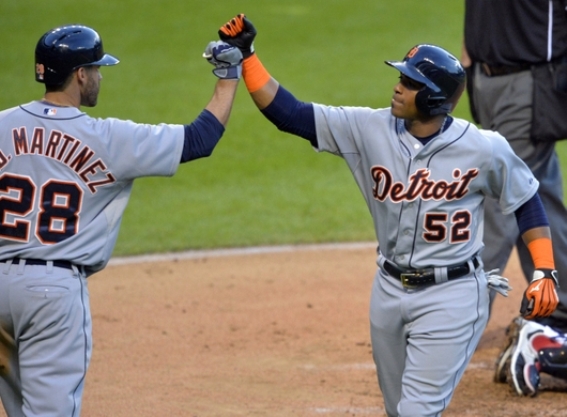 Cespedes homers, drives in 3 as Tigers topple Indians 8-5