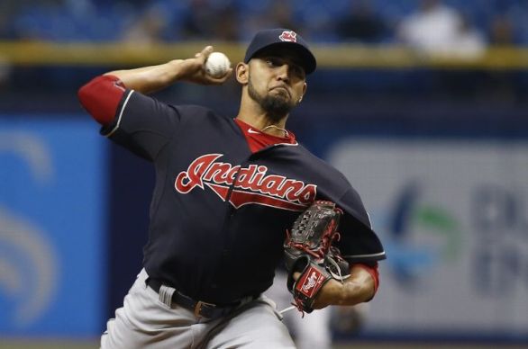 Salazar backed by 3 HRs, Indians beat Rays 6-2