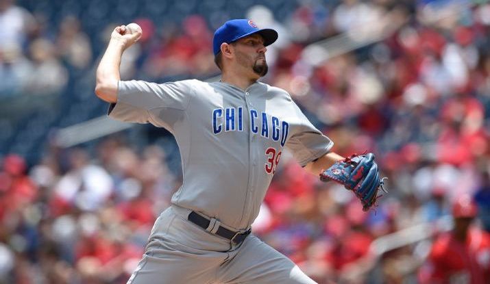 Cubs win 4-2, Hammel stays undefeated vs Nationals