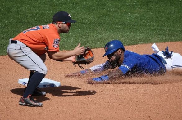 Reyes 3 steals, 2 hits, Blue Jays hand Astros 3rd straight loss