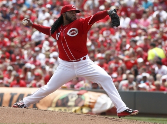 Bruce hits 2 HRs, leads Cueto, Reds over Padres 4-0