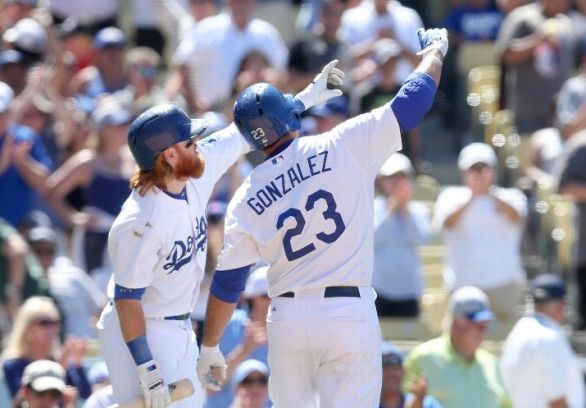 Gonzalez's 2-run homer lifts Dodgers over Brewers 4-3