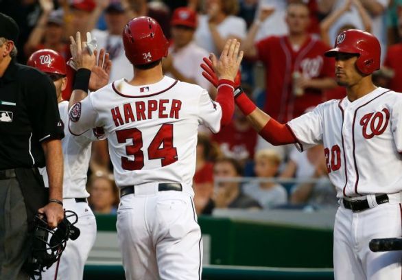 Nats get to Harvey early, top Mets 7-2 to open 'big' series