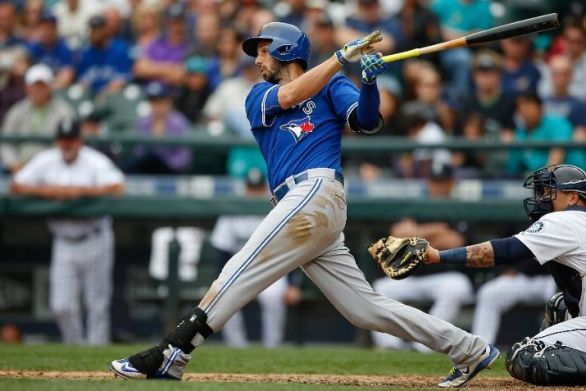 Colabello's 2-run single lifts Blue Jays over Seattle, 8-6