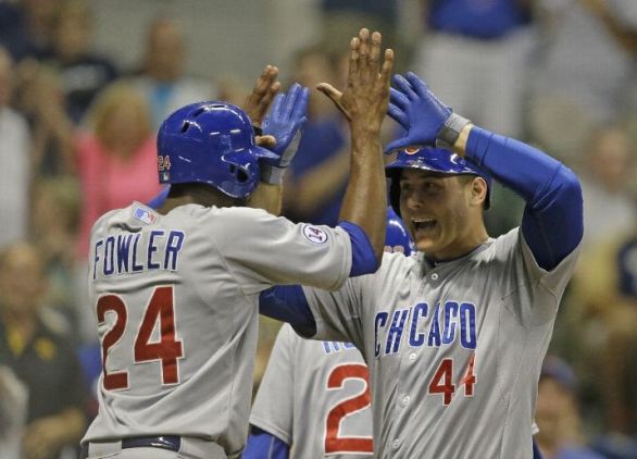 Rizzo helps Cubs beat Brewers 5-2