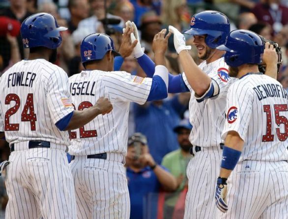 Bryant's grand slam, 2 homers lead Cubs over Marlins 7-2