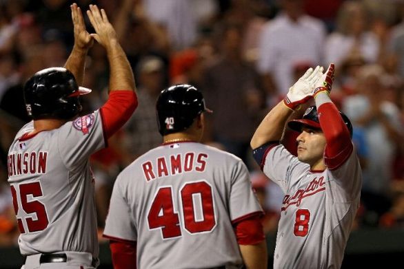 Harper, Espinosa HRs carry Nationals over Orioles 7-4