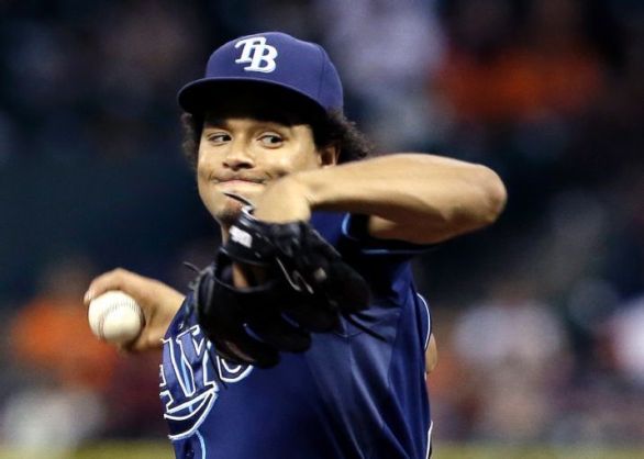Archer pitches 1-hitter, fans 11 as Rays beat Astros 1-0