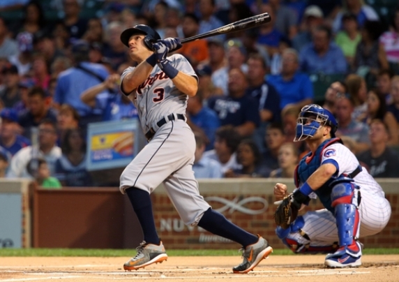 Kinsler has 5 hits as Tigers rally to beat Cubs 10-8