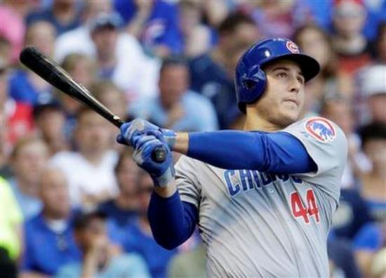 Rizzo homers in 4th straight game, Cubs beat Brewers 4-2