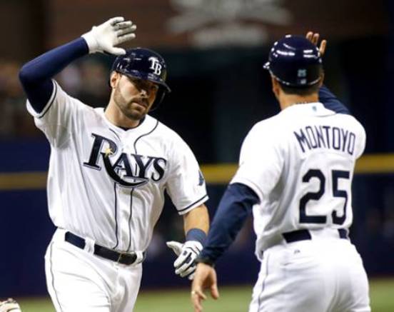 Casali's homer helps Rays rally for 9-6 win over Braves