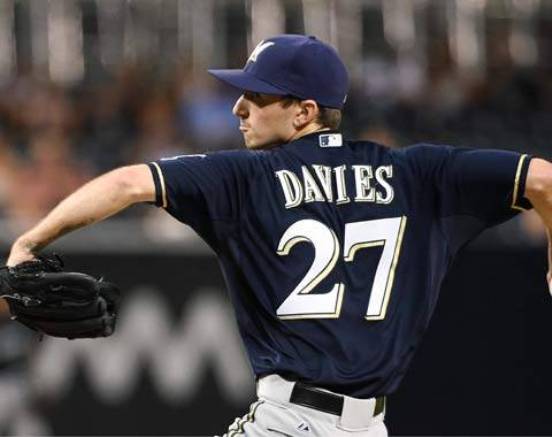 Davies solid as Brewers beat Padres 5-0
