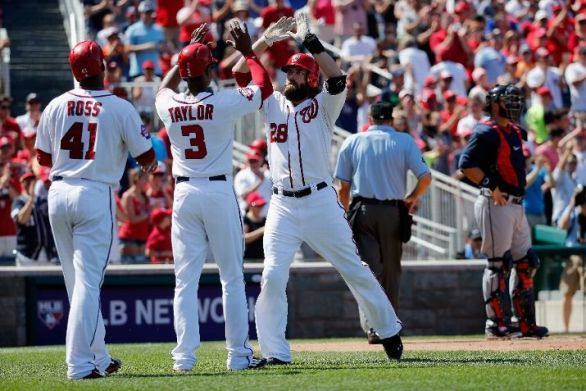 Nationals sweep Braves 8-4, gain ground on Mets in NL East