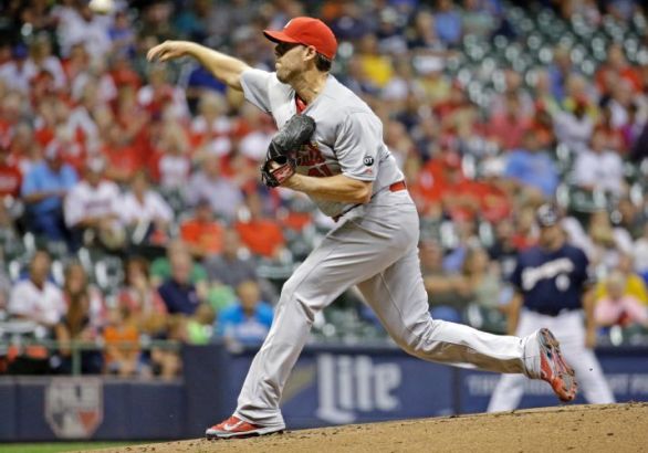 Lackey, Cardinals sweep; Brewers pitcher Nelson hurt